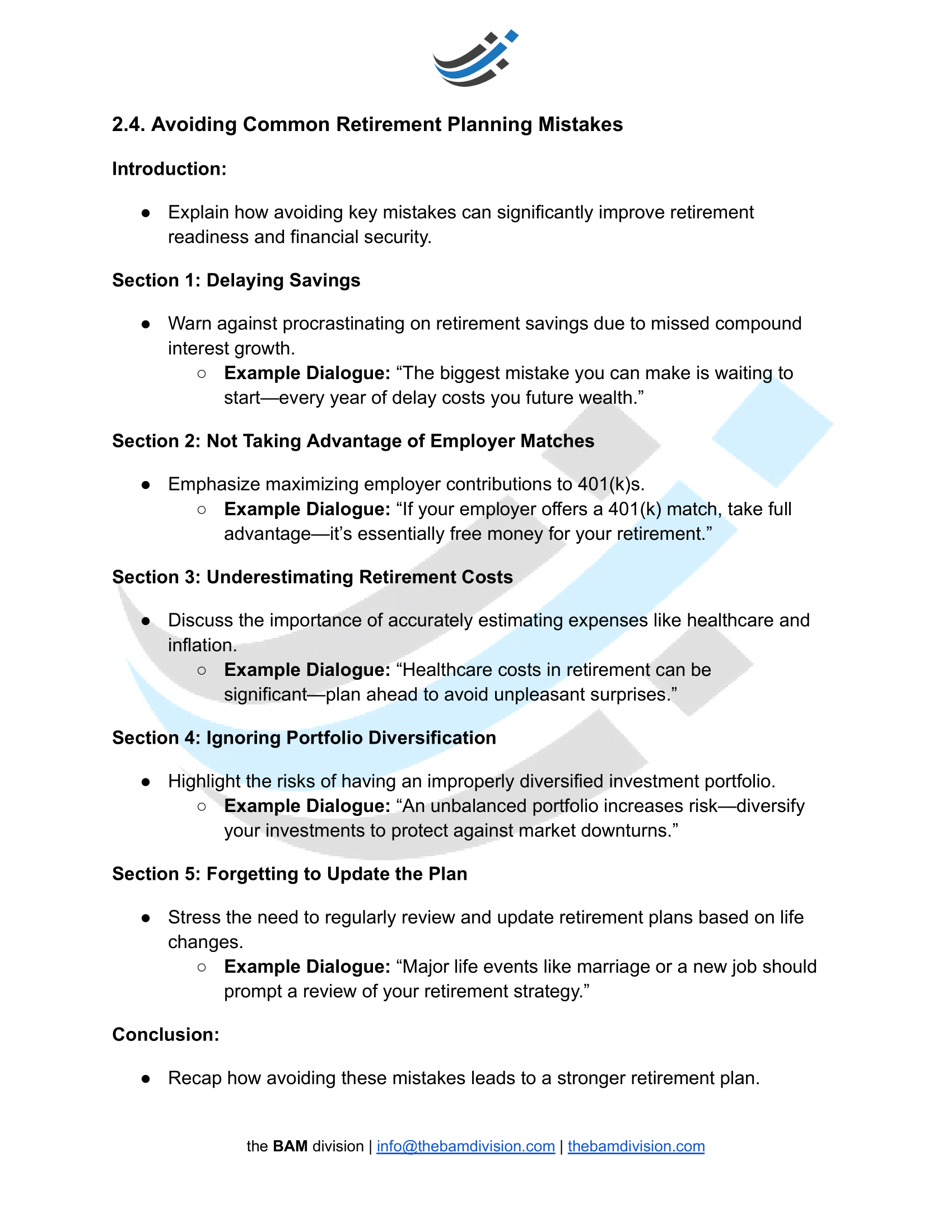 150 Video Script Outlines for Financial Advisors